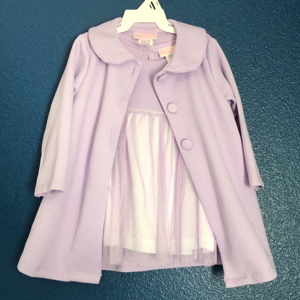 💜Lilac Dress & Coat💜